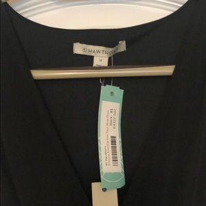 41 hawthorn tristana essential knit faux wrap dress